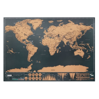 Mapa świata BEEN THERE