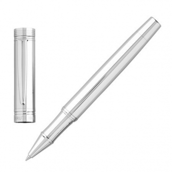 Pióro kulkowe/długopis żelowy `Zoom Silver` CERRUTI 1881