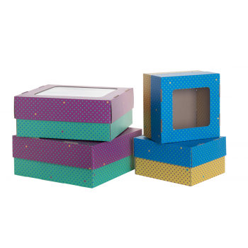 Kartonik/pudełko CreaBox Gift Box Window L