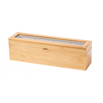 Bambusowe pudełko na herbatę Zirkony